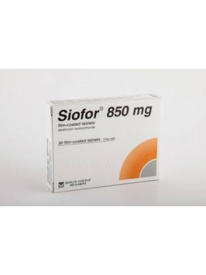 Metfocon 850 mg. 28 tablets